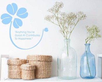 Clover with Quotes Vinyl Art Decals Modern Wall Art Clover with Quotes Vinyl Art Decals Modern Wall Art
